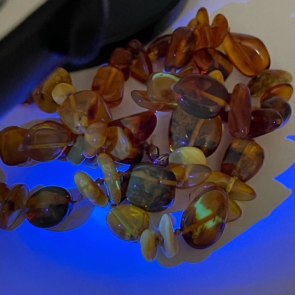 Necklace made real different amber’s - Picture 10 of 13
